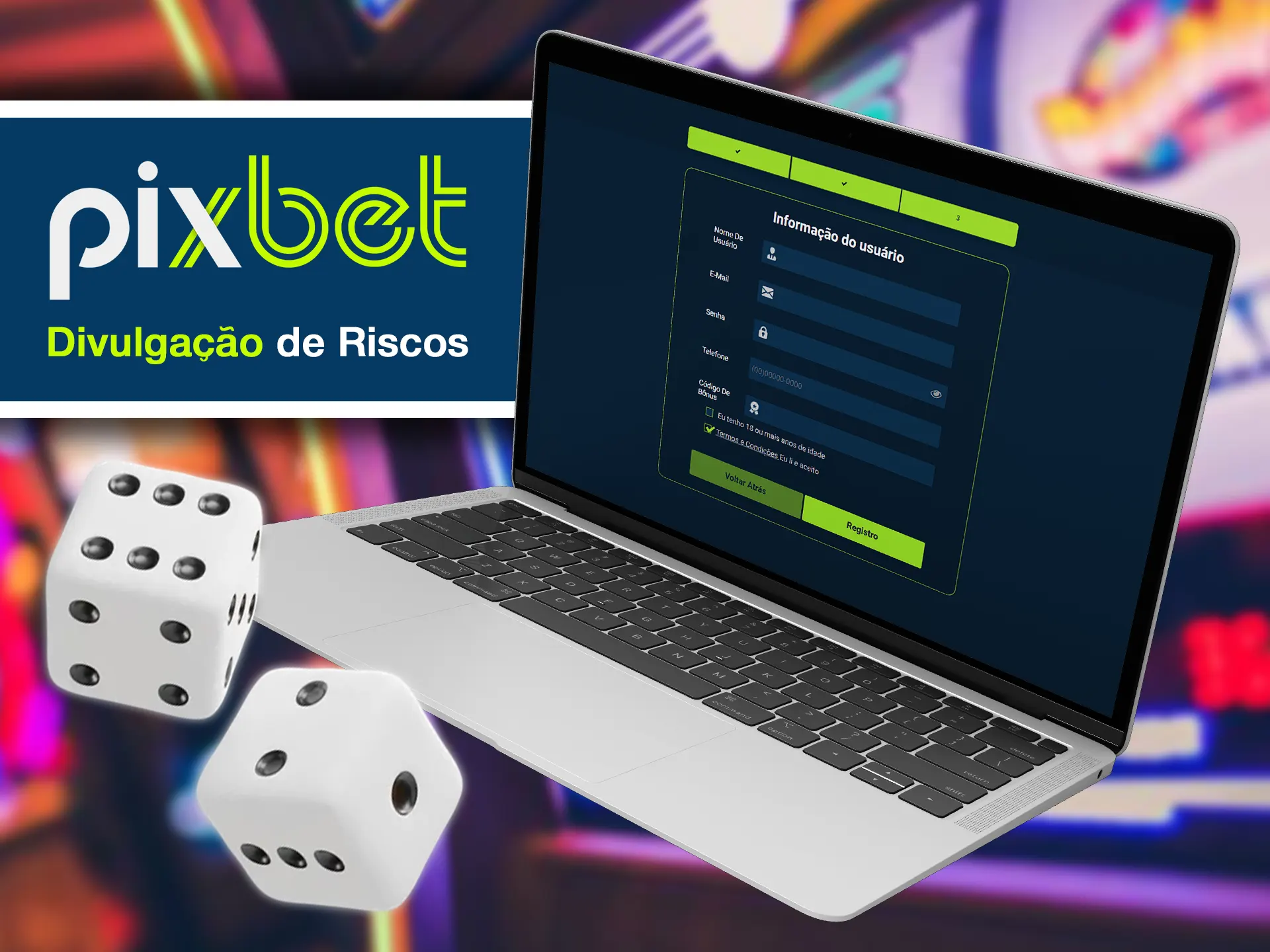 Calcule os riscos por si mesmo no cassino Pixbet.