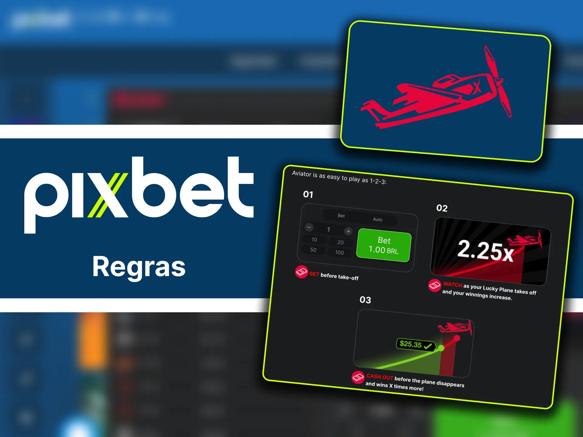 Reaja rápido e siga as regras no Aviator Pixbet.
