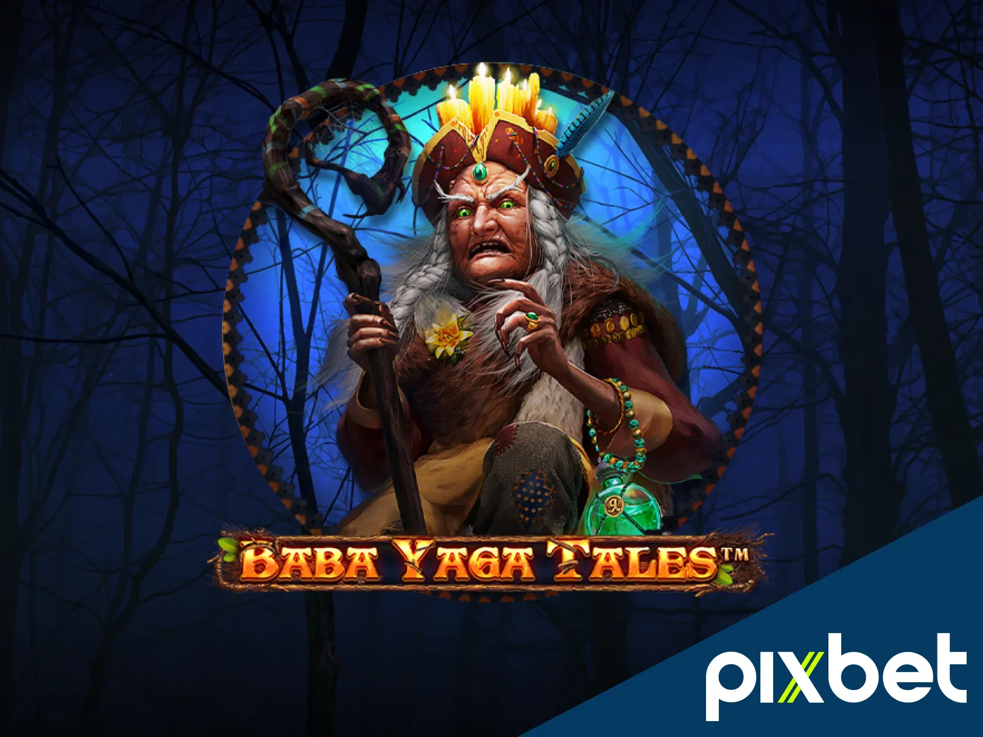 Jogue o incrível caça-níquel Baba Yaga Tales na Pixbet.