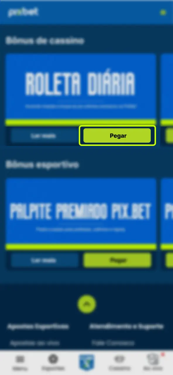 Aproveite recompensas Pixbet com um simples clique após condições.