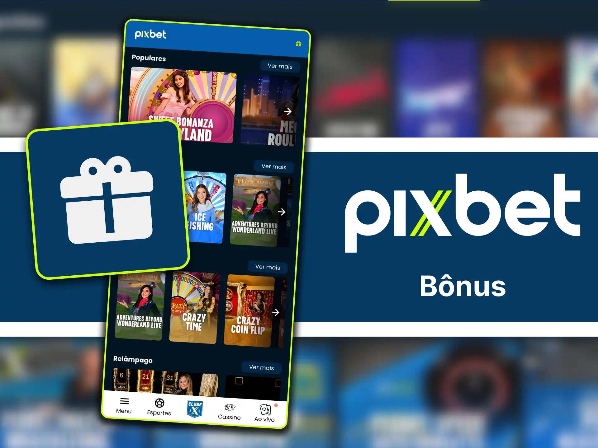 Posso obter bônus no site de cassino online Pixbet.