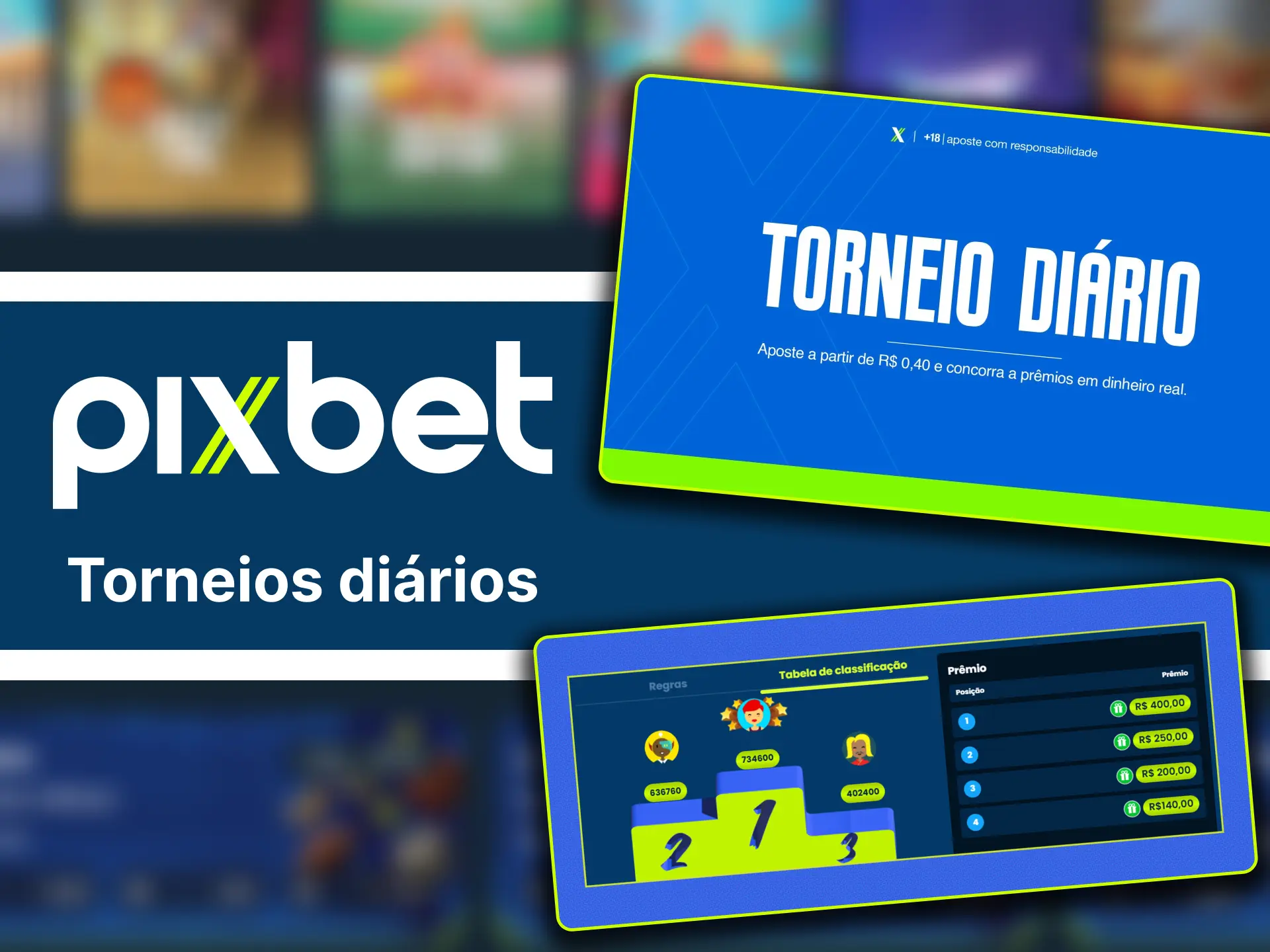 Participe dos Torneios Diários Pixbet e ganhe prêmios em dinheiro.