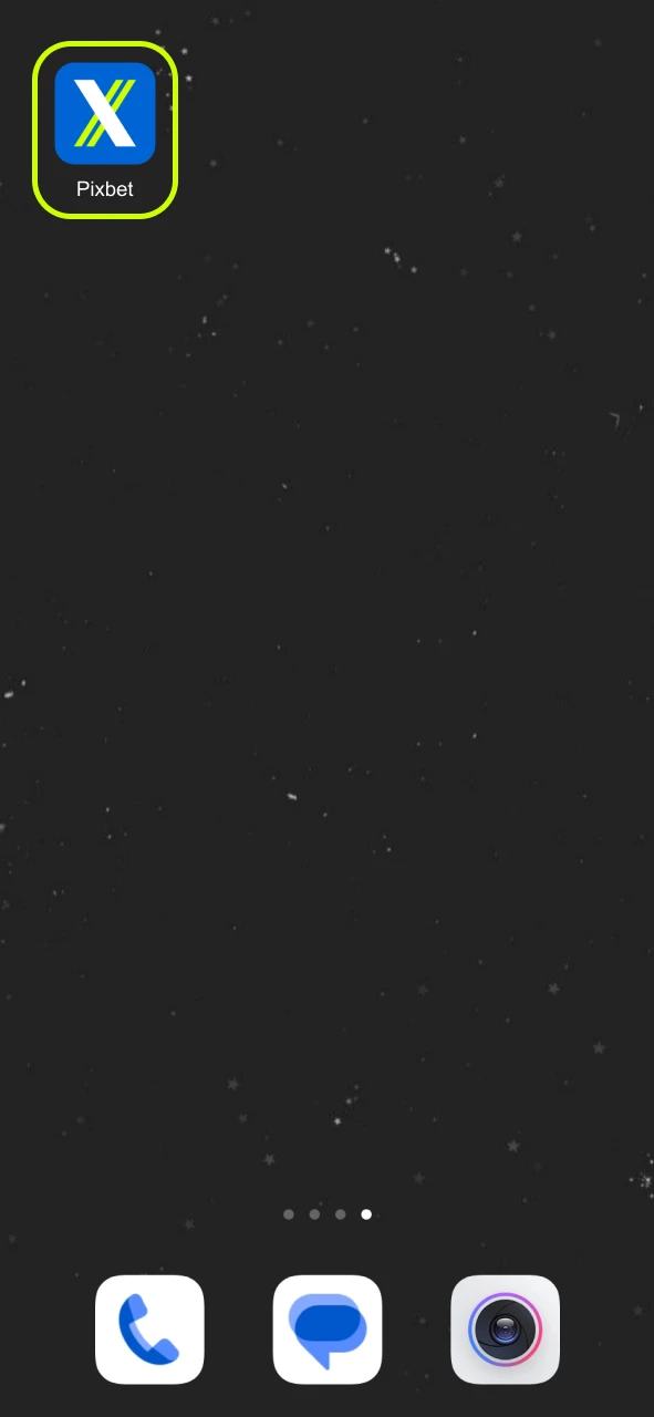 Encontre o aplicativo Pixbet na tela principal do seu dispositivo e inicie-o.