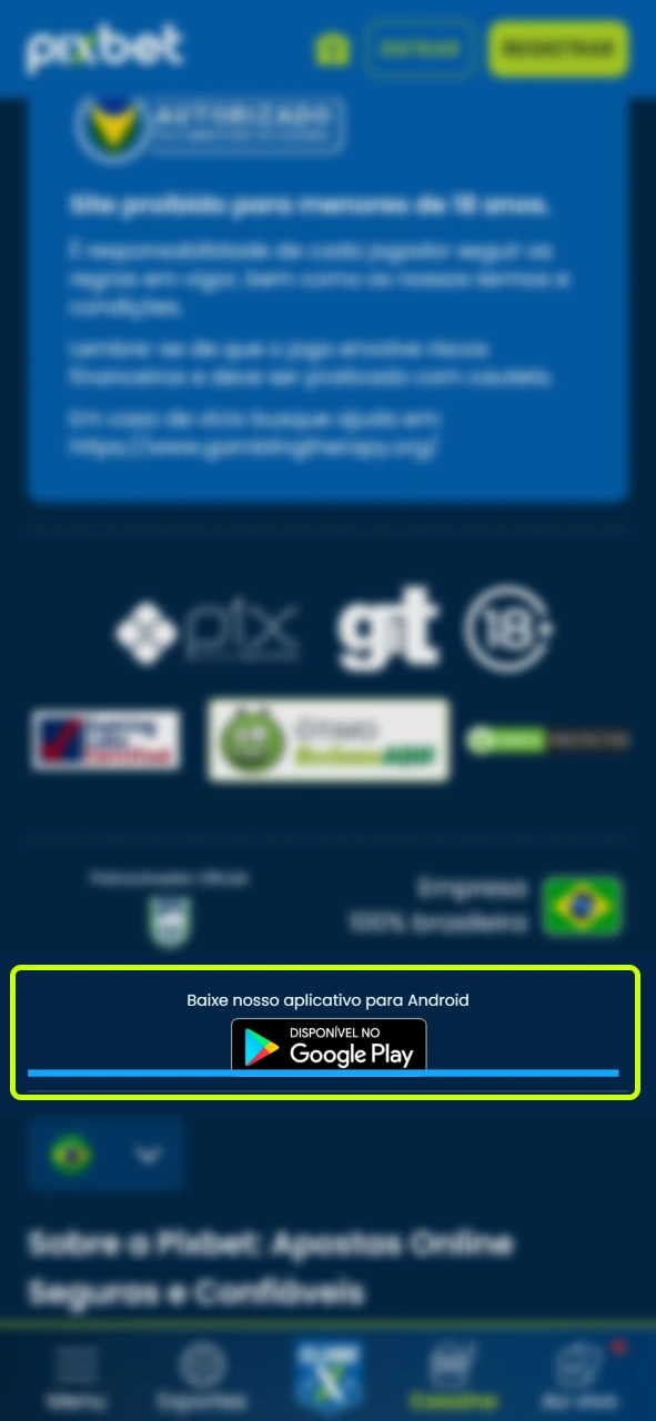 Utilize o link oficial no rodapé do site Pixbet para encontrar a versão correta do aplicativo para dispositivos Android.