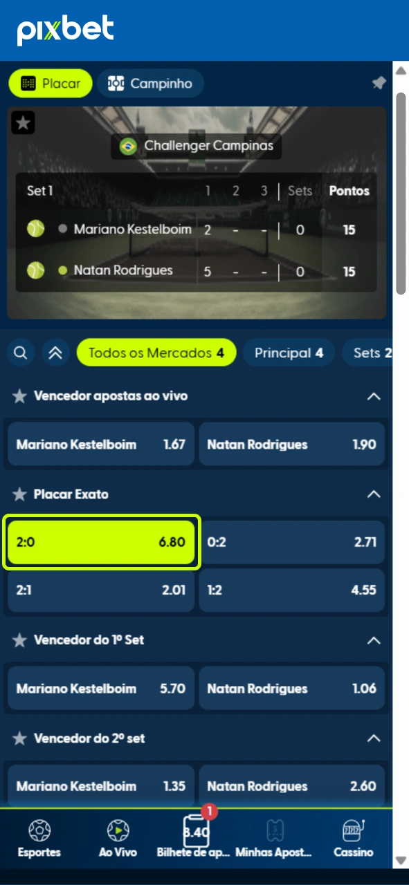 Monte sua aposta personalizada na Pixbet e aumente suas chances de ganhar.