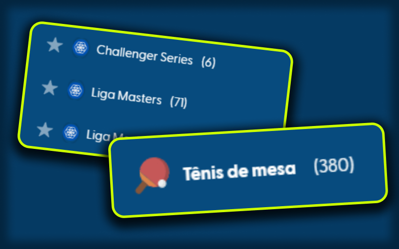 Lucre com as partidas rápidas e dinâmicas de tênis de mesa na Pixbet.