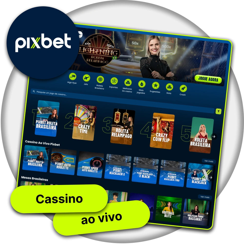 Pixbet jogue ao vivo e aproveite experiência real com transmissão em tempo real.