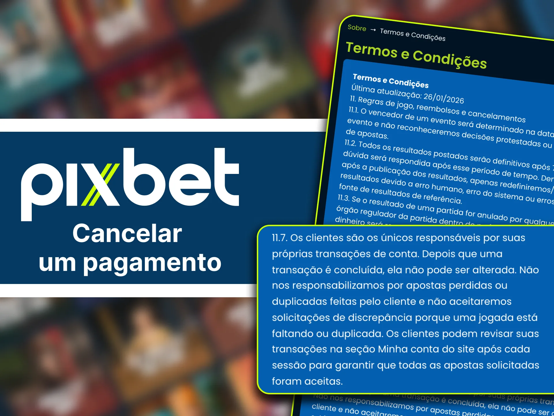 Pixbet pague com atenção e mantenha controle total sobre seus depósitos.