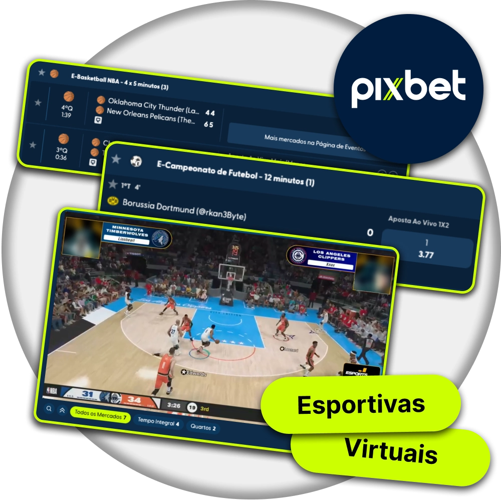 Pixbet descubra esportes virtuais e aproveite competições contínuas durante o dia.
