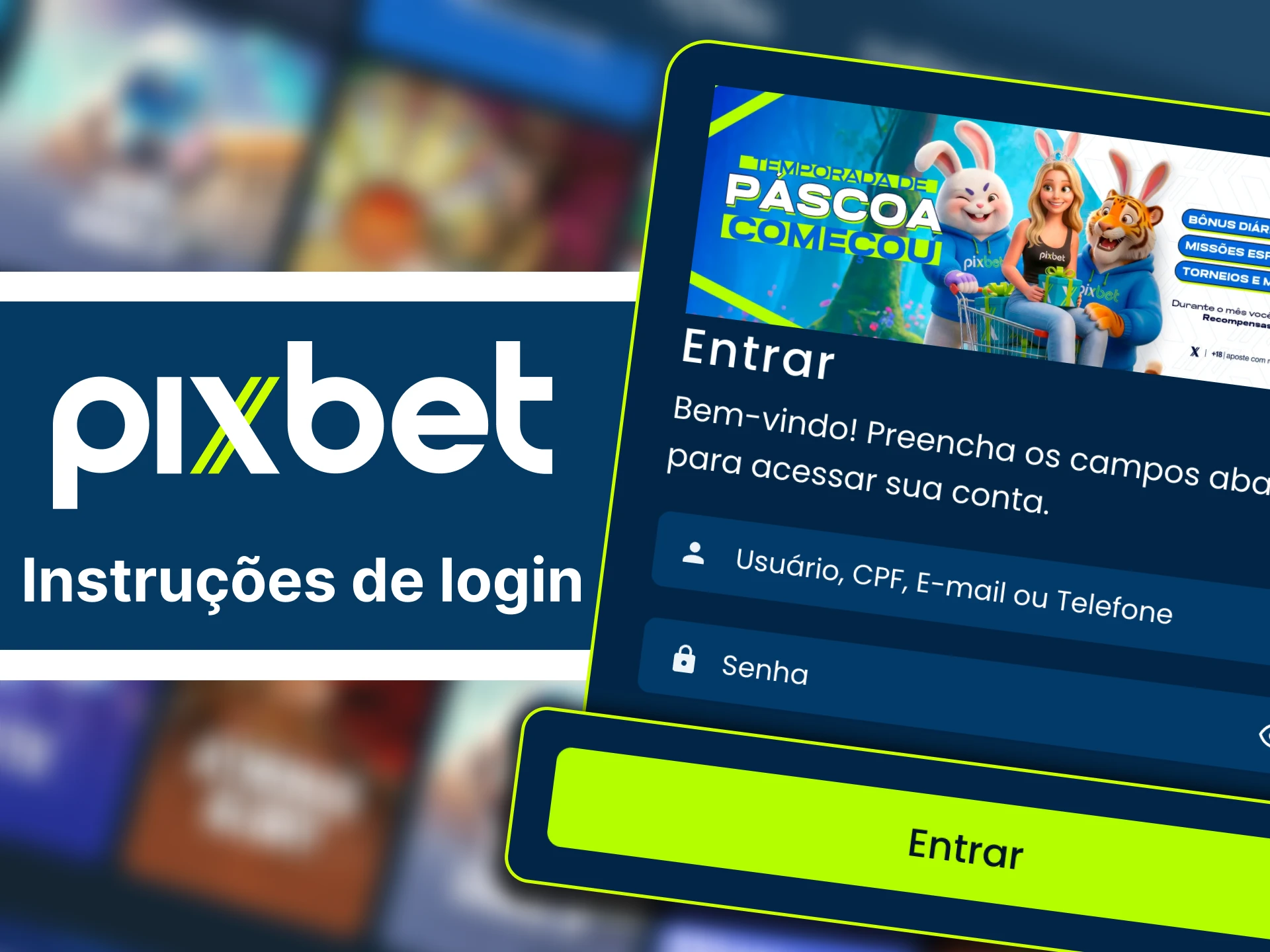 Pixbet entre na sua conta e aproveite acesso rápido sem complicações.