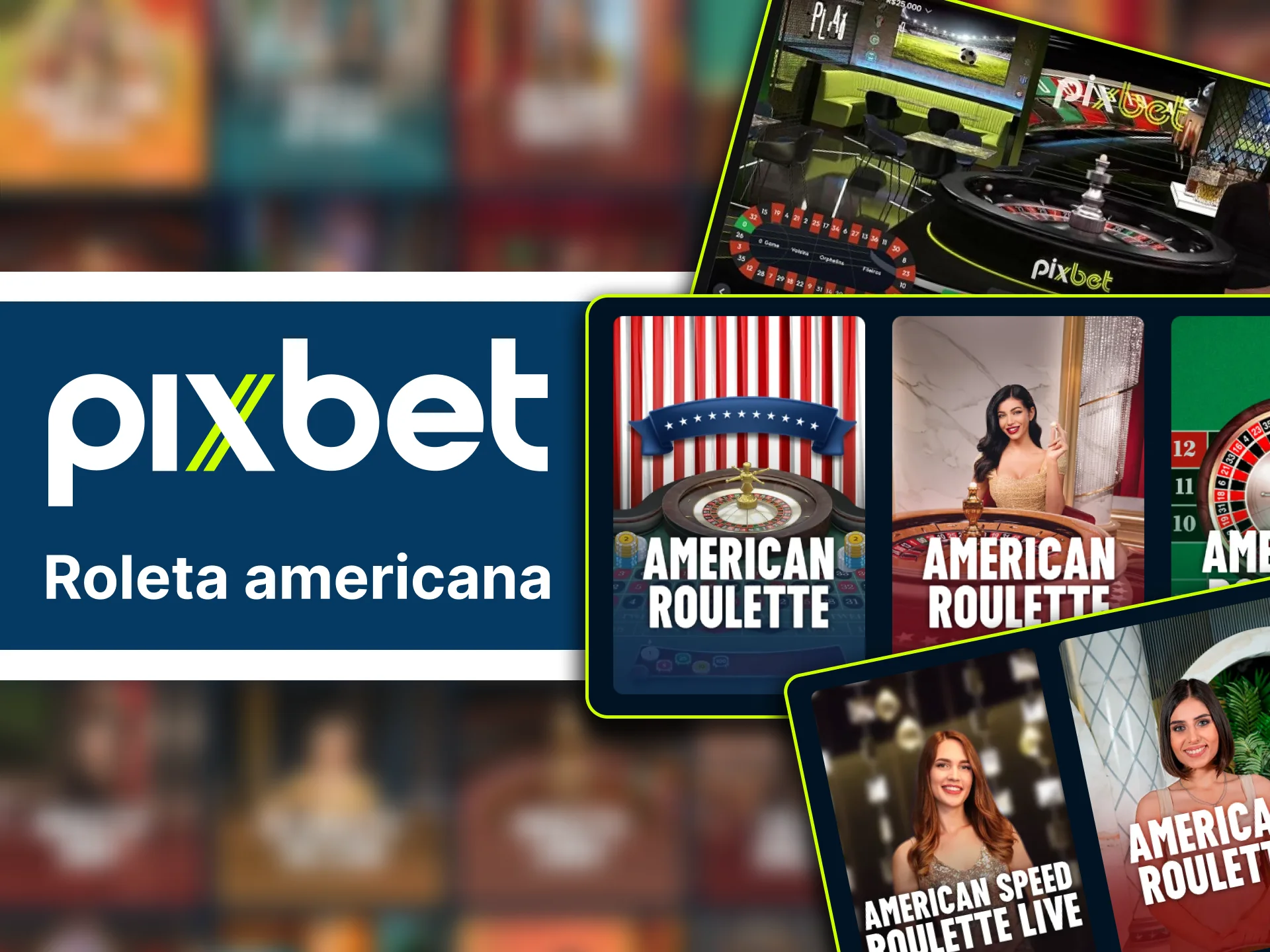 Pixbet jogue roleta americana agora e aproveite mais opções de apostas.