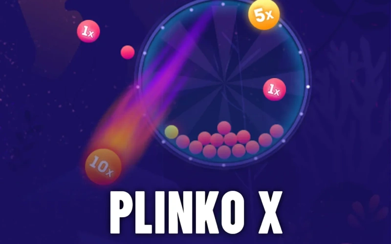 Solte a esfera e torça para que ela caia nos melhores multiplicadores jogando Plinko X no cassino Pixbet.